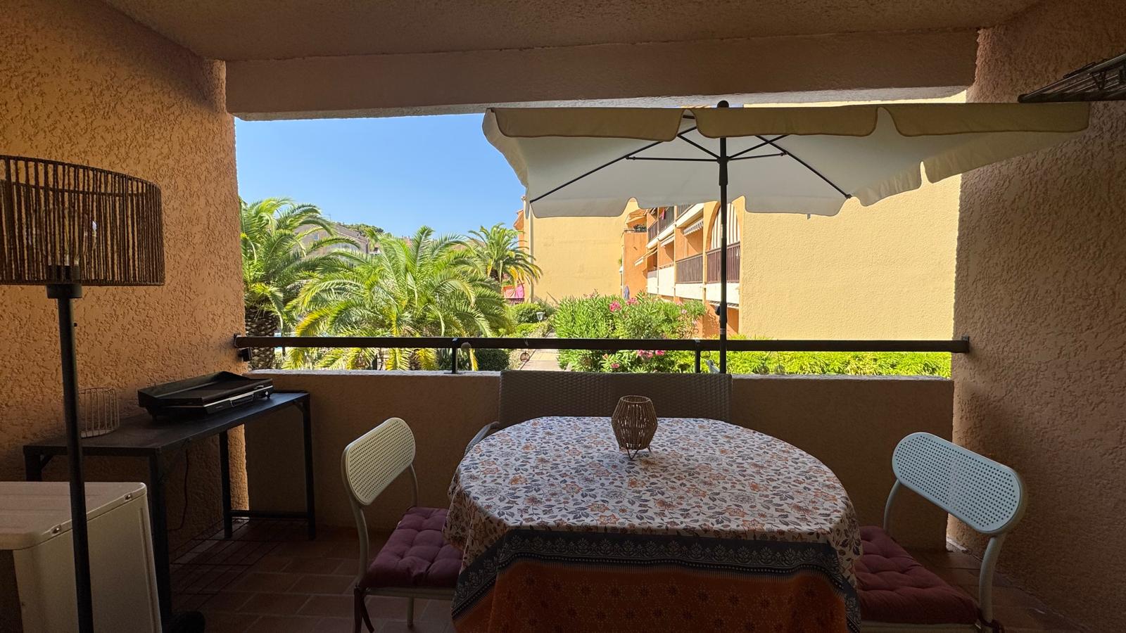 Balkon T2 Giens mit Aussicht - Residenz Le Trident